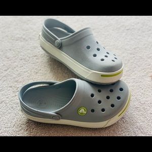 Gray Kids Crocs